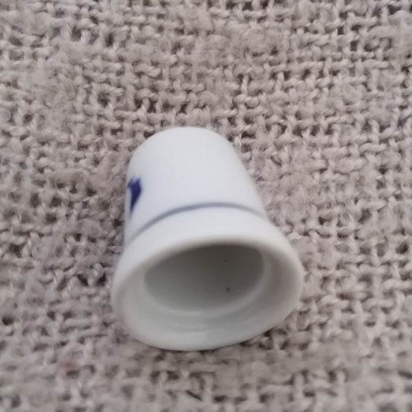 Thimble (like Delft, suitable for Printer's Tray)