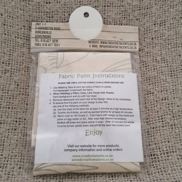 Pillow | Cushion Cover Fabric Painting