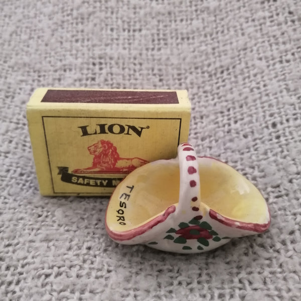 Tesoro Ceramic Flower Basket (Miniature, suitable for printer's tray)