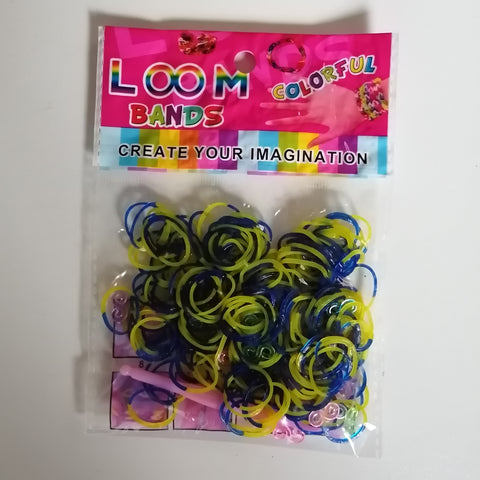 Loom Bands: Blue and Yellow