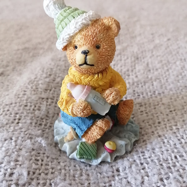 Adorable 'ceramic' teddy bear (Miniature, suitable for Printer's Tray)