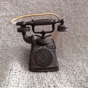 Vintage Hand-held Telephone (Miniature, suitable for Printer's Tray)