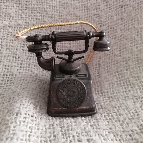 Vintage Hand-held Telephone (Miniature, suitable for Printer's Tray)