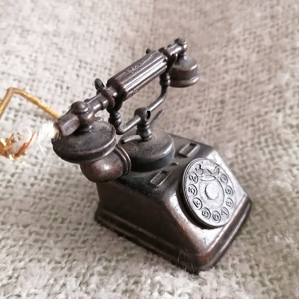 Vintage Hand-held Telephone (Miniature, suitable for Printer's Tray)