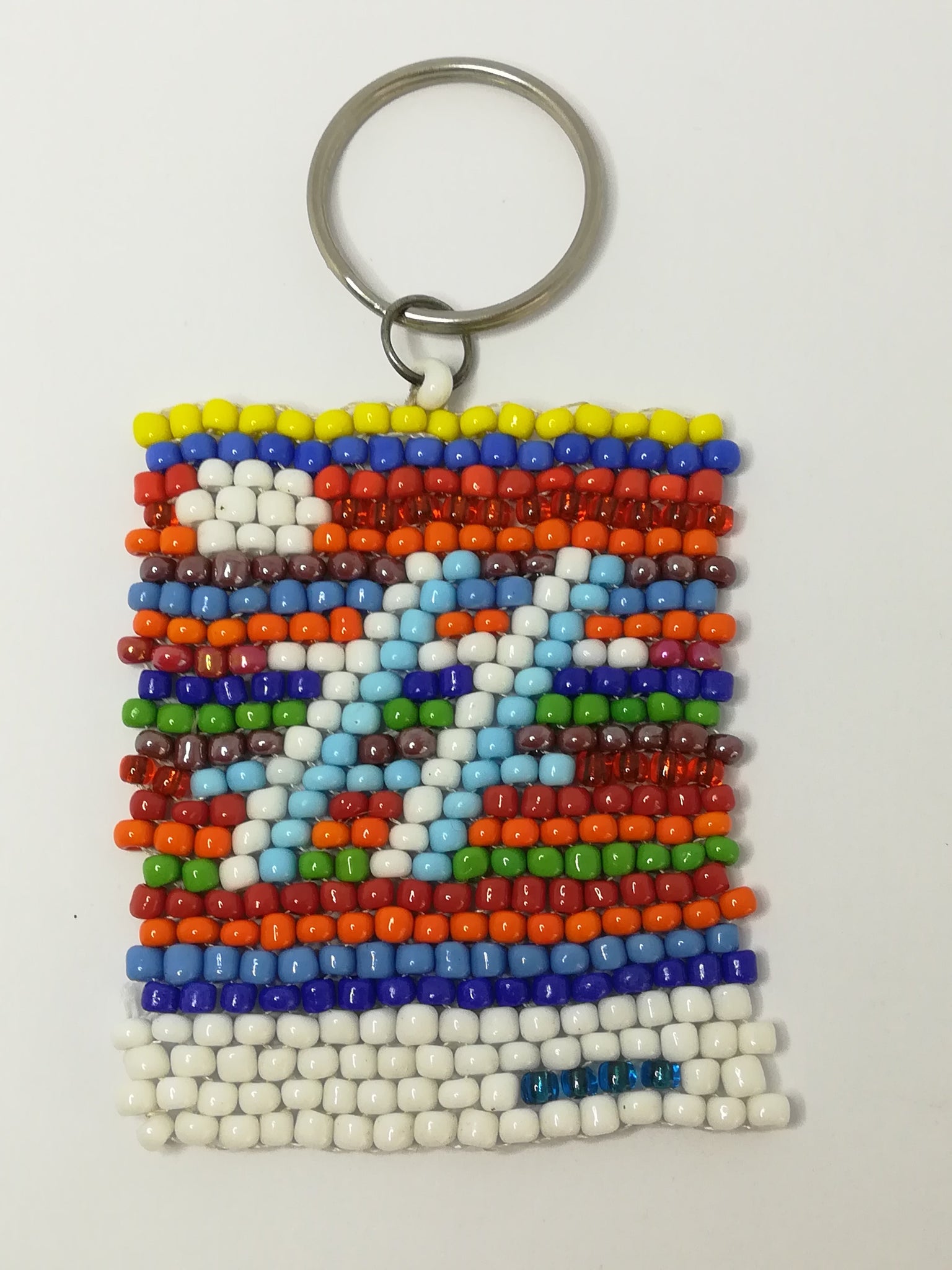 Keyring Beaded Zulu Letter