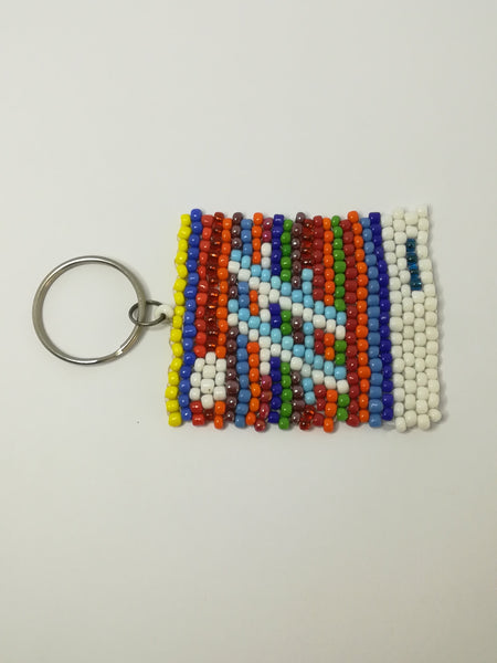 Keyring Beaded Zulu Letter