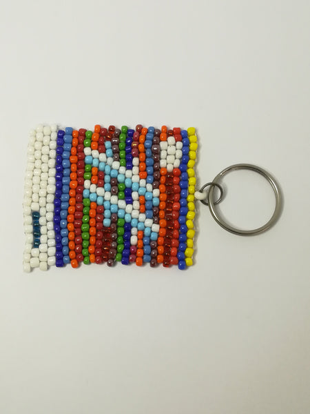Keyring Beaded Zulu Letter