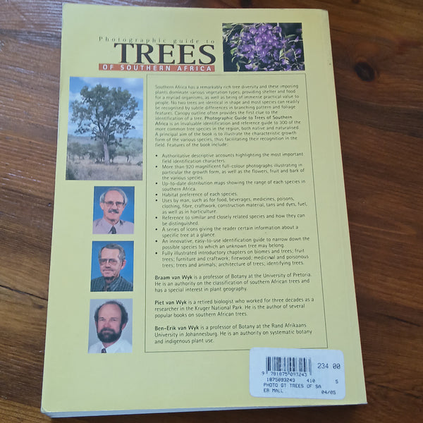 Photographic Guide to Trees of Southern Africa (Braam, Piet and Ben-Erik van Wyk)