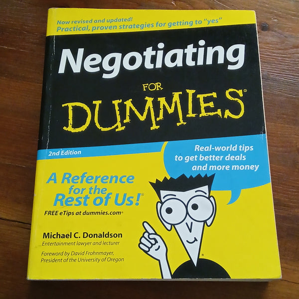Negotiating for Dummies (Michael C, Donaldson)