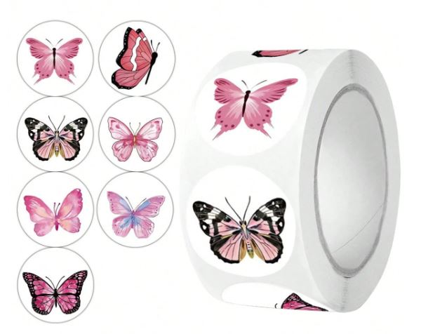 Butterly Stickers (7 Designs)