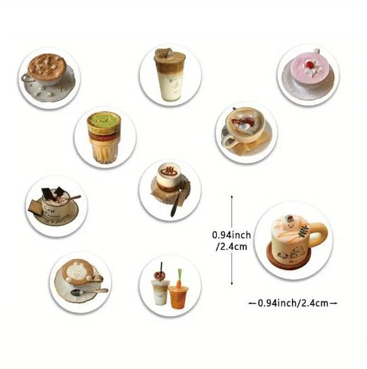 Coffee Lover Stickers (8 Designs)