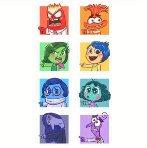 Brainstorm Squad Emotion Character Stickers