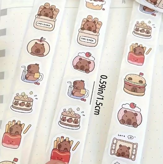 Cute Capybara Stickers