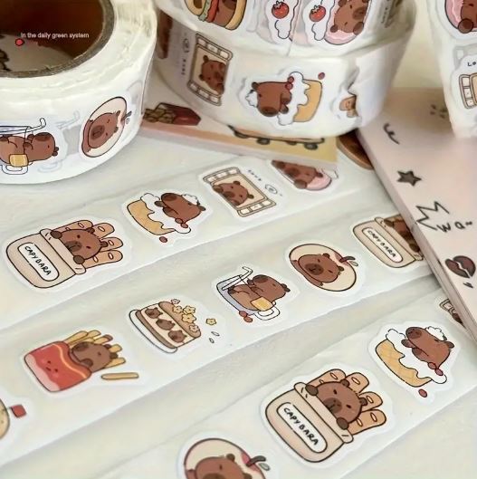 Cute Capybara Stickers