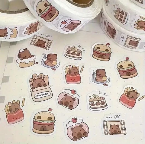 Cute Capybara Stickers