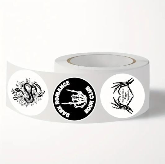 Gothic Dark Romance Horror Theme Stickers
