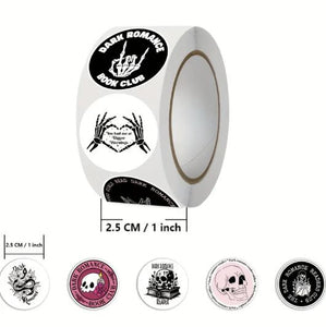 Gothic Dark Romance Horror Theme Stickers
