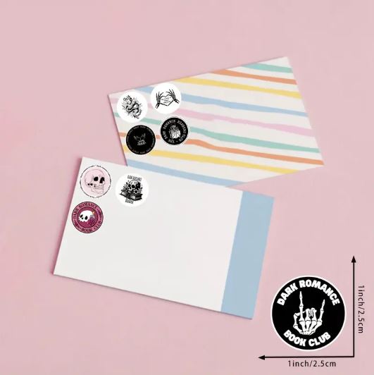 Gothic Dark Romance Horror Theme Stickers