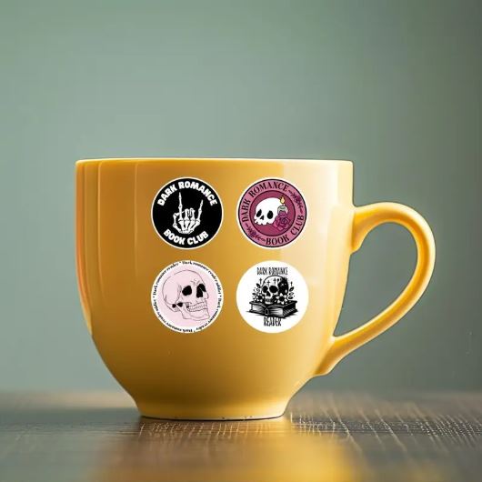 Gothic Dark Romance Horror Theme Stickers