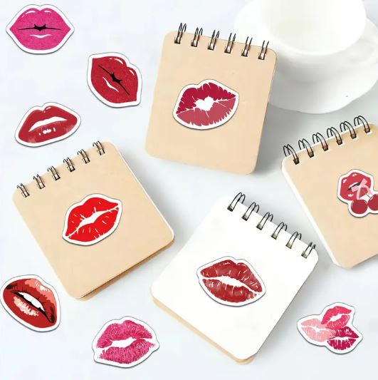 Creative Lips Roll Stickers