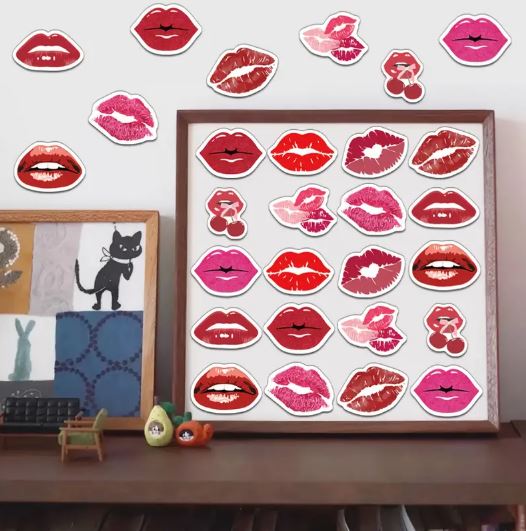 Creative Lips Roll Stickers