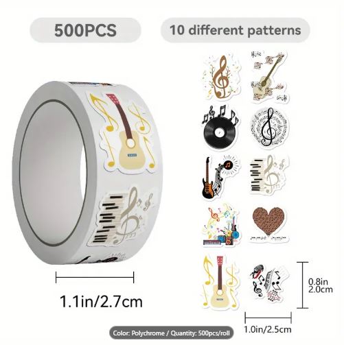 Music Record Series Graffiti Stickers