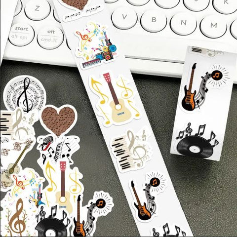 Music Record Series Graffiti Stickers