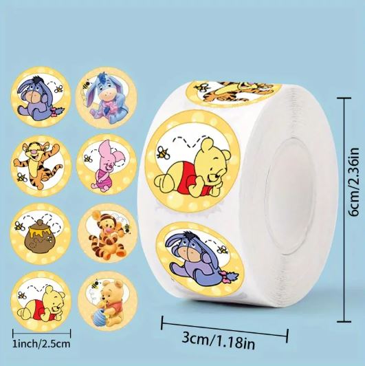 Winnie the Pooh Cartoon Sticker
