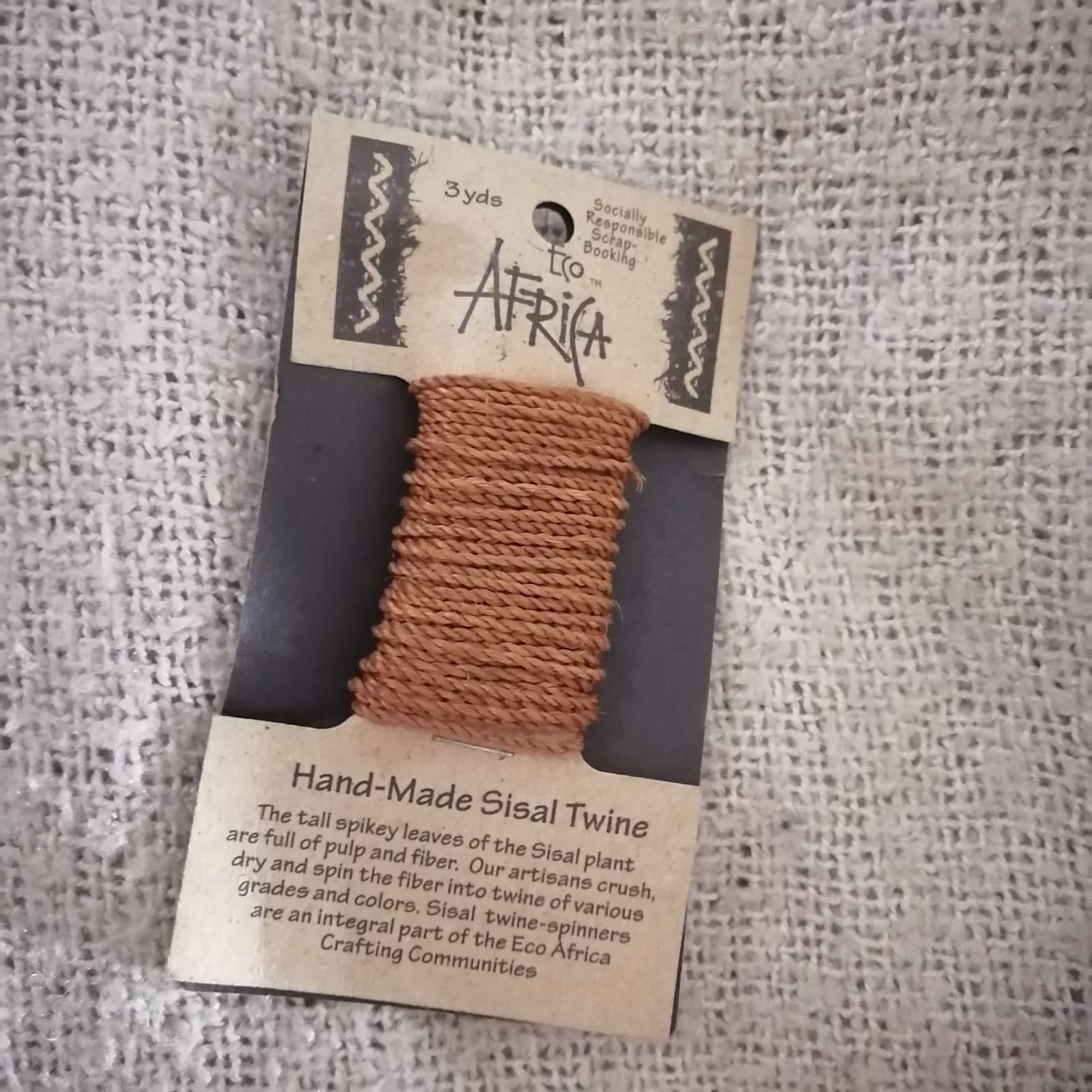 Sisal Twine (Bronze Thick)