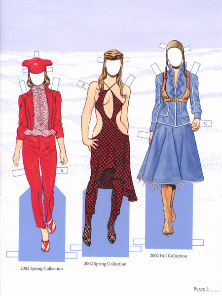 Alexander Mc Queen Fashions Re-Created in Paper Dolls (Tom Tierney)