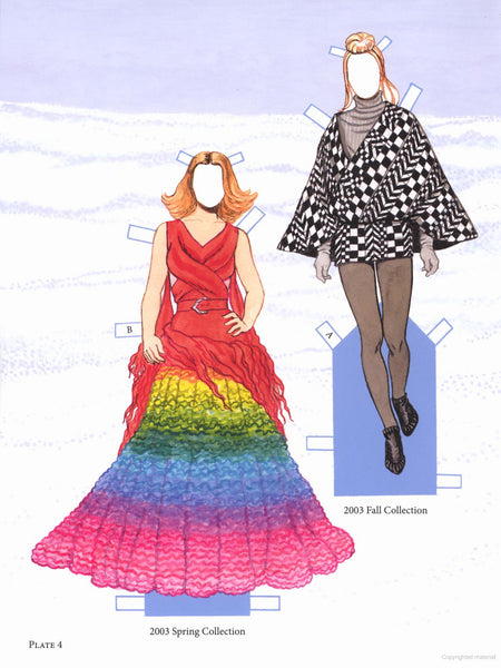 Alexander Mc Queen Fashions Re-Created in Paper Dolls (Tom Tierney)