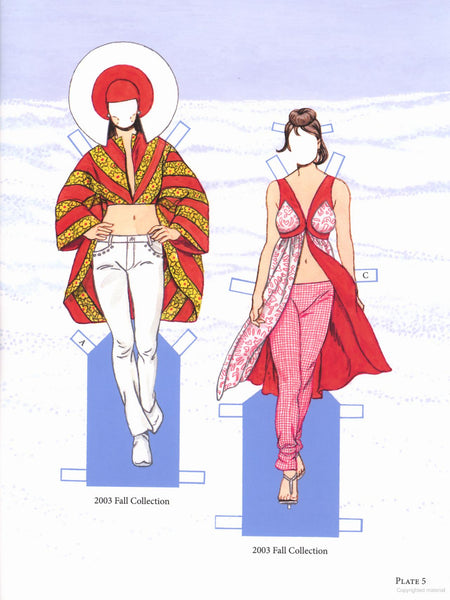 Alexander Mc Queen Fashions Re-Created in Paper Dolls (Tom Tierney)