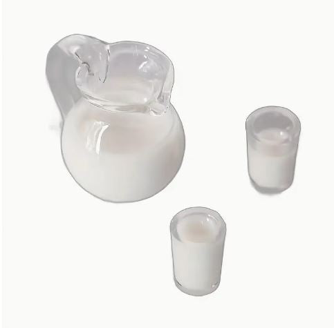 Milk in Pitcher with 2 Cups (Miniature, suitable for Printer's Tray)