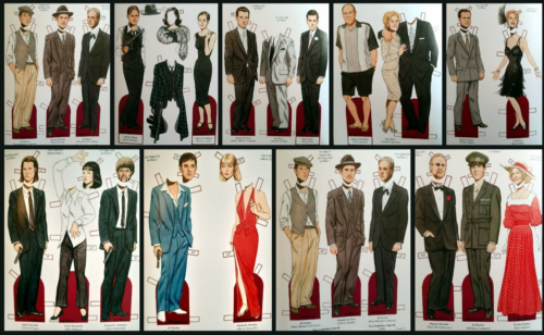 Movie Mobsters Paper Dolls Book (Tom Tierney)