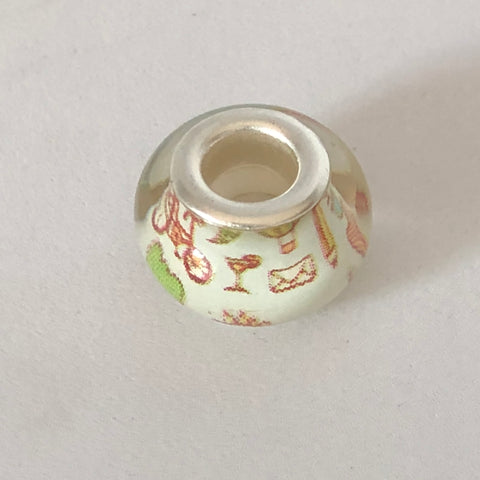 Bead Fitting Pandora Murano-Type Bicycles