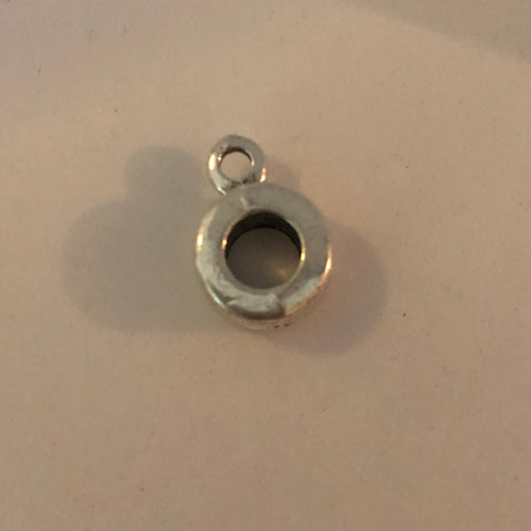 Bead Fitting Pandora 'Silver', Dangle (Empty) for Attachment Charm