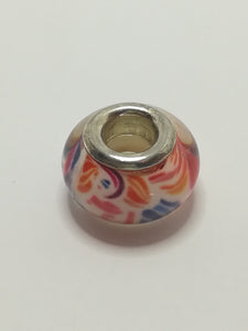 Bead Fitting Pandora 'Silver', Spacer, Heart Cube