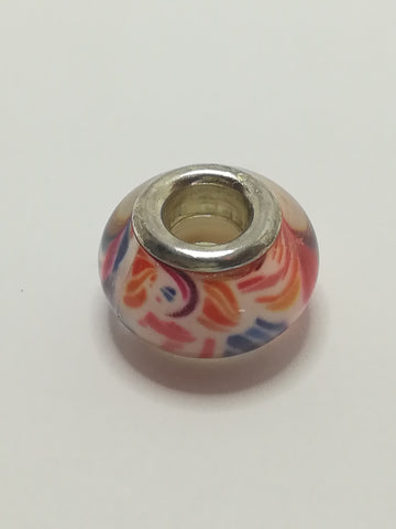 Bead Fitting Pandora 'Silver', Spacer, Heart Cube