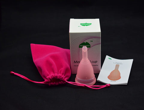 Medical Grade Silicone Menstrual Cup for Women Drain Valve (Large)