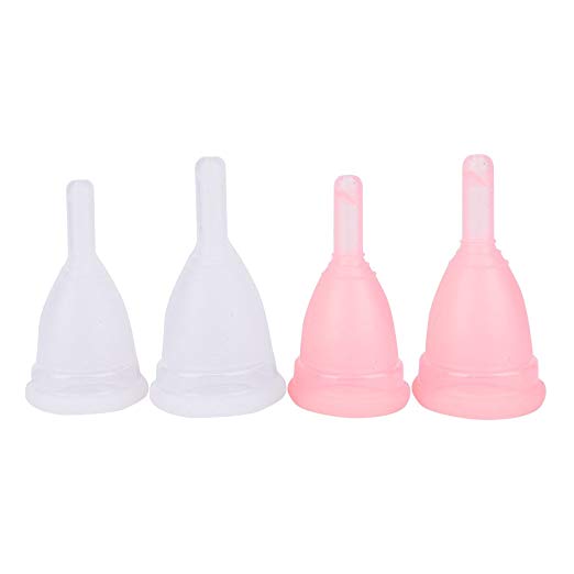 Medical Grade Silicone Menstrual Cup for Women Drain Valve (Large)