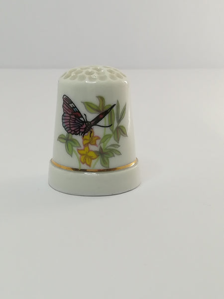 Thimble Porcelain with Butterfly (suitable for Printer's Tray)