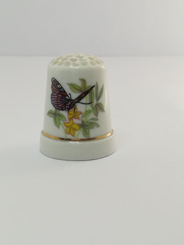 Thimble Porcelain with Butterfly (suitable for Printer's Tray)
