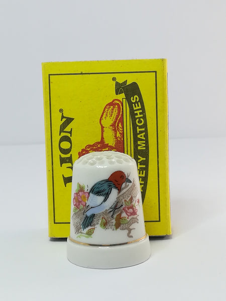 Thimble Porcelain with Bird (suitable for Printer's Tray)