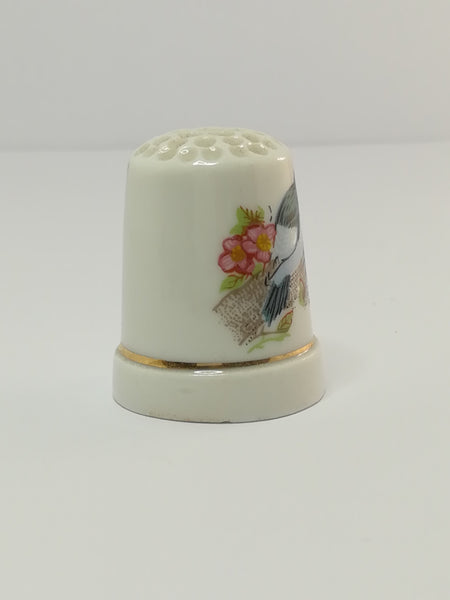 Thimble Porcelain with Bird (suitable for Printer's Tray)