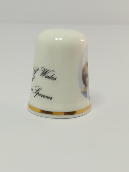 Thimble Porcelain Charles & Diana (suitable for Printer's Tray)