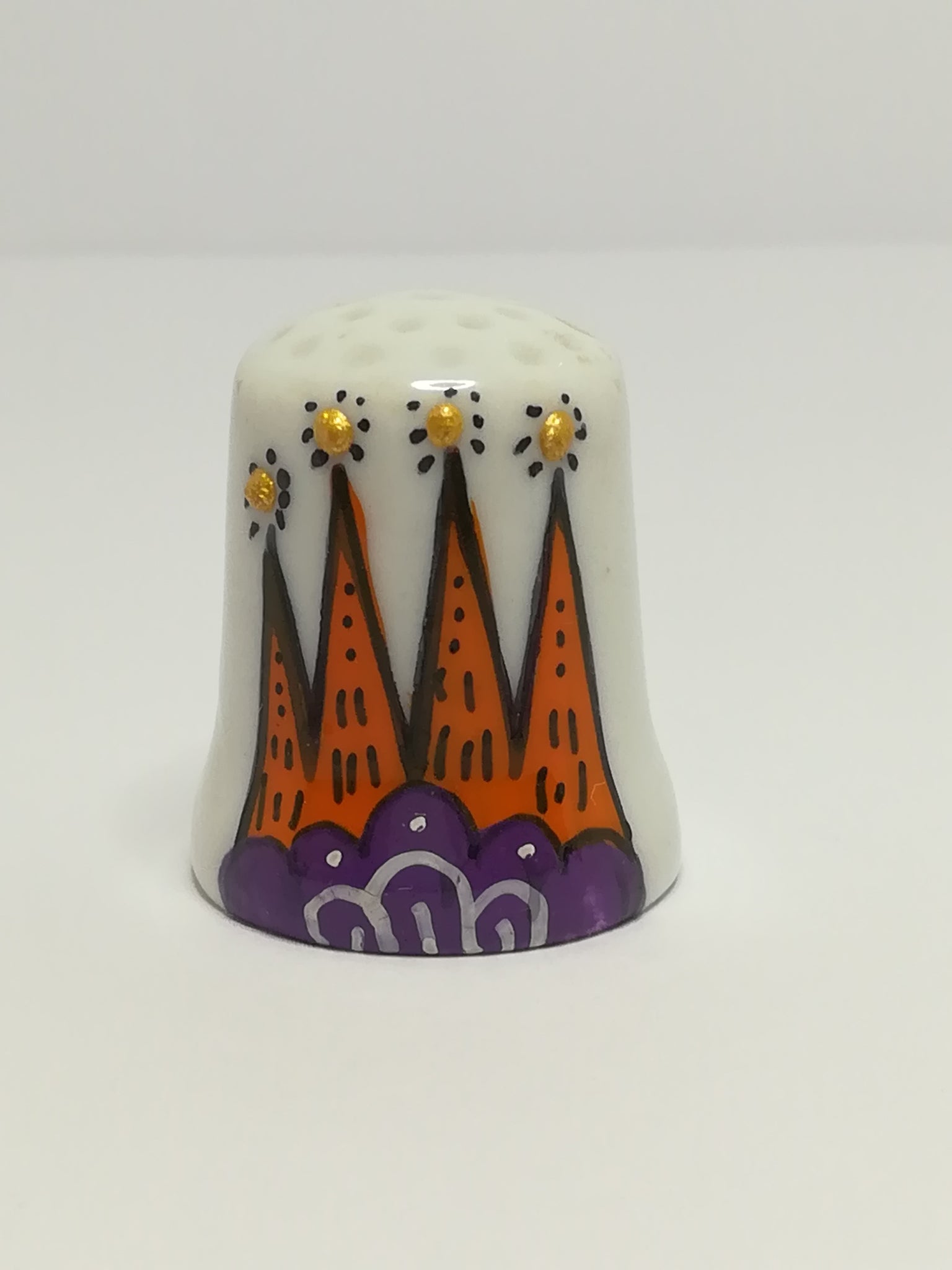 Thimble Porcelain Crown Gaudi (suitable for Printer's Tray)