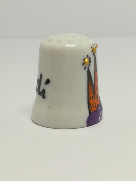 Thimble Porcelain Crown Gaudi (suitable for Printer's Tray)