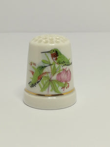 Thimble Porcelain with Bird (suitable for Printer's Tray)