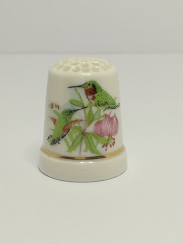 Thimble Porcelain with Bird (suitable for Printer's Tray)