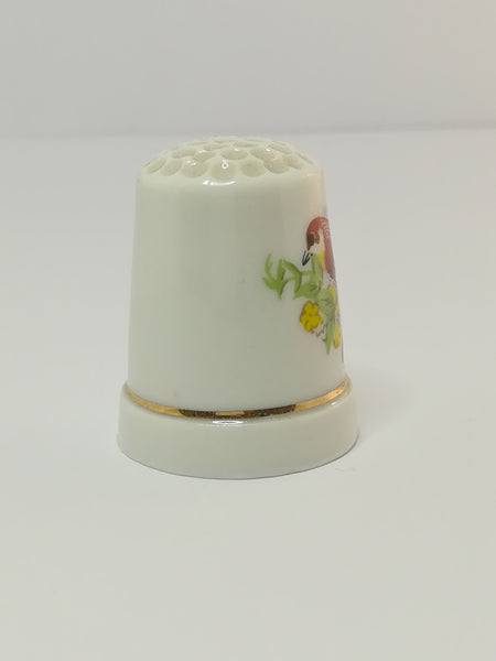 Thimble Porcelain with Bird (suitable for Printer's Tray)